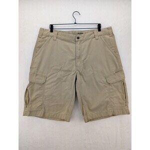 Carhartt BS3543-M Work Shorts Beige Rugged Flex Relaxed Fit Canvas Men's 40